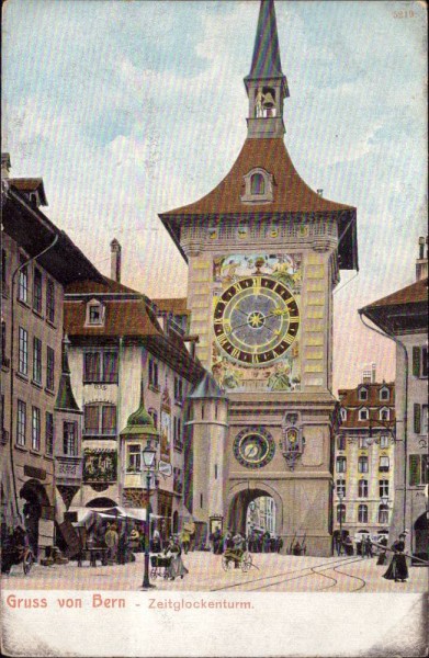 Gruss von Bern, Zeitglockenturm