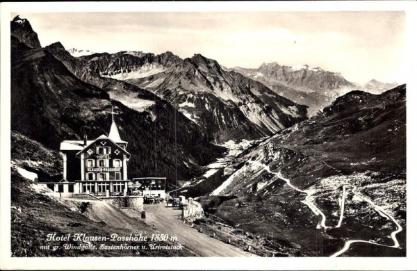 Klausenpass Vorderseite