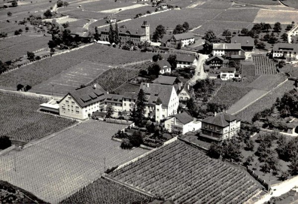 Marschallhaus, Maienfeld, Flugaufnahme Vorderseite