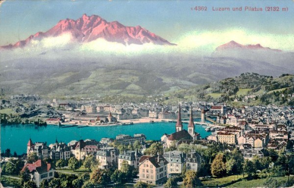 Luzern und Pilatus Vorderseite