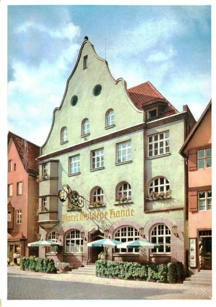 Dinkelsbühl, Hotel "Goldene Kanne" Vorderseite