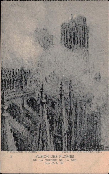 Fusion des Plombs, Reims, Notre-Dame Vorderseite