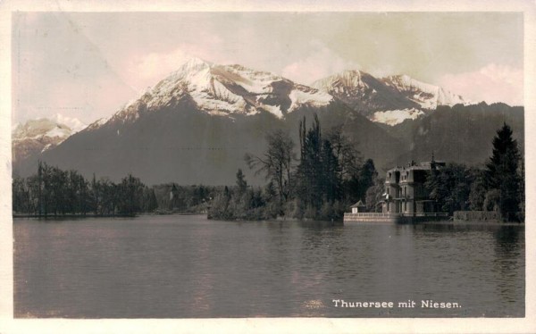 Thunersee mit Niesen Vorderseite