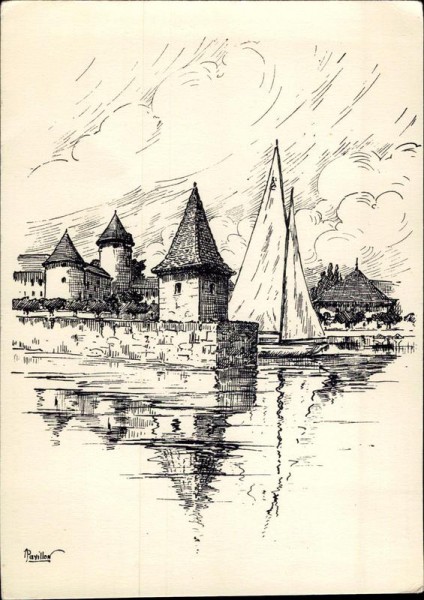 L'élégant port de Morges Vorderseite