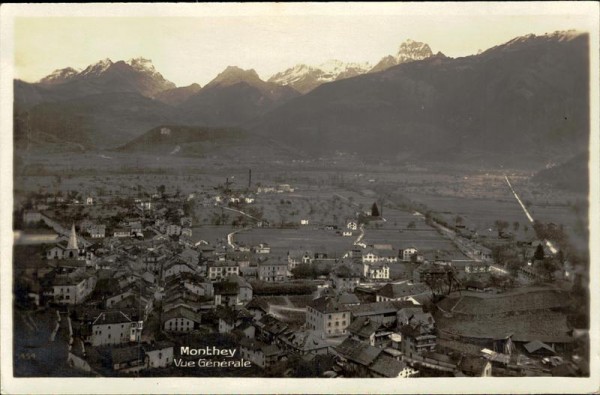 Monthey Vue Générale Vorderseite