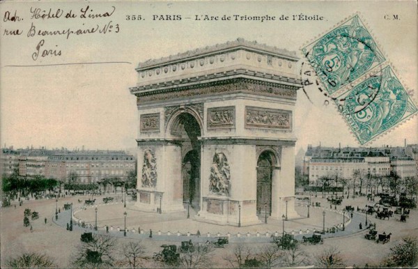 Paris-L'Arc de Triomphe de l'Étoile Vorderseite