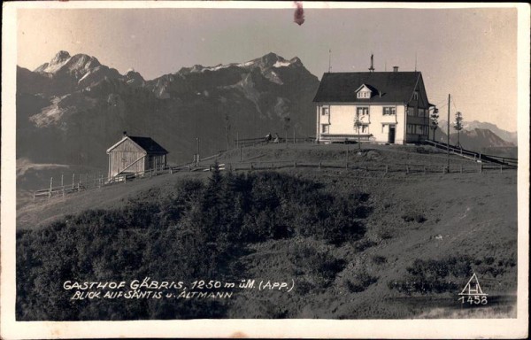 Gasthof Gäbris, Gais Vorderseite