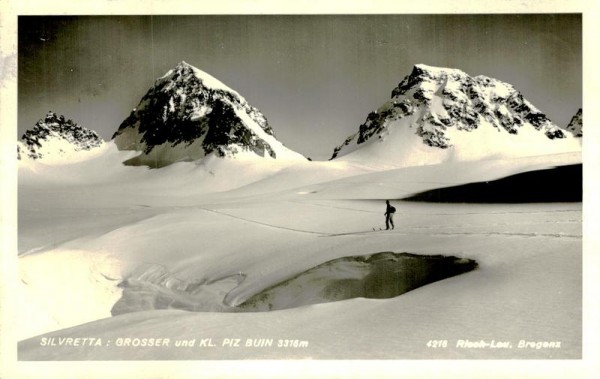 Silvretta: Grosser und kleiner Piz Buin Vorderseite