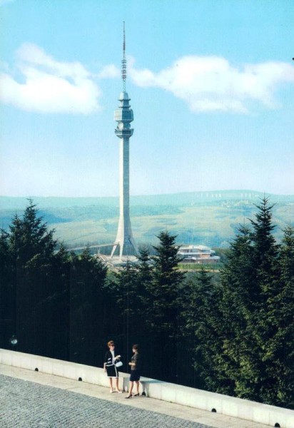 Beograd, Avala Fernsehturm, Serbien Vorderseite