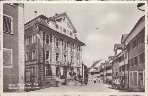 Bischofszell, Rathaus mit Marktgasse
