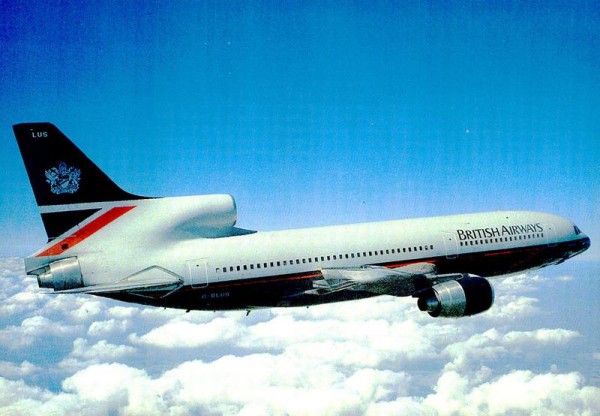 British Airways Tri Star Vorderseite