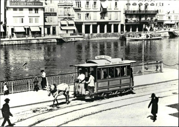 Zürich, Strassenbahn, REPRODUKTION Vorderseite