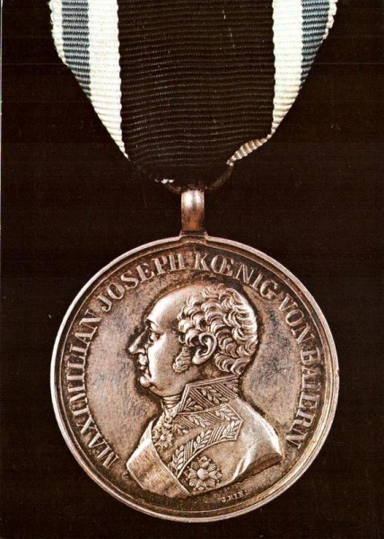 Königreich Bayern - Silberne Militär-Verdienst-(Tapferkeits-) Medaille Vorderseite
