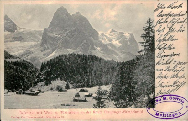 Meiringen - Grindelwald Vorderseite