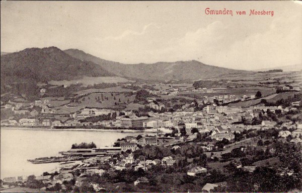 Gmunden, vom Moosberg