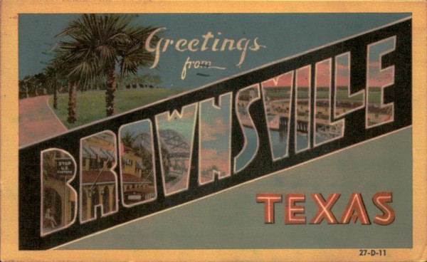 Greetings from Brownsville, Texas Vorderseite