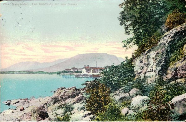Neuchâtel. Les bords du lac aux Saars Vorderseite