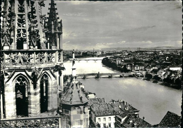Basel/Blick vom Münster Vorderseite