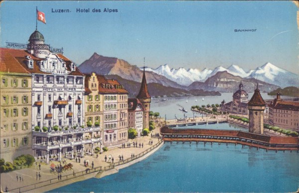 Luzern - Hotel des Alpes