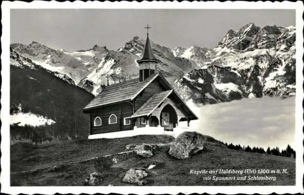 Kapelle auf Haldiberg (1300 m) Vorderseite