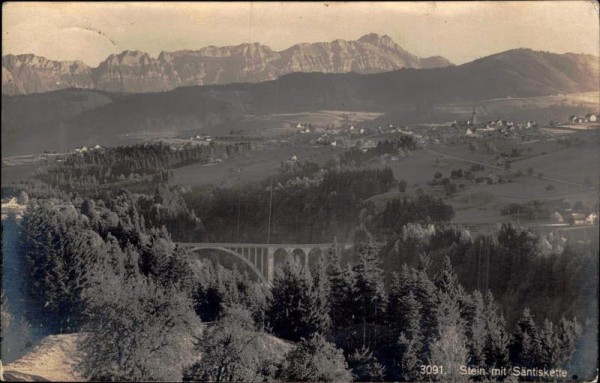 Stein mit Säntiskette Vorderseite