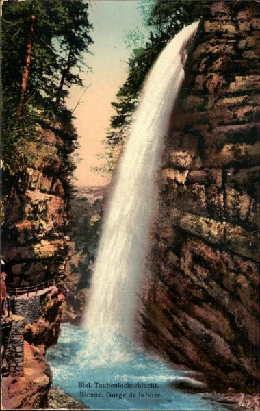 Biel - Taubenlochschlucht Vorderseite