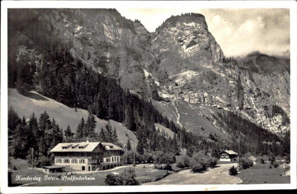 Kandersteg. Intern. Pfadfinderheim Vorderseite