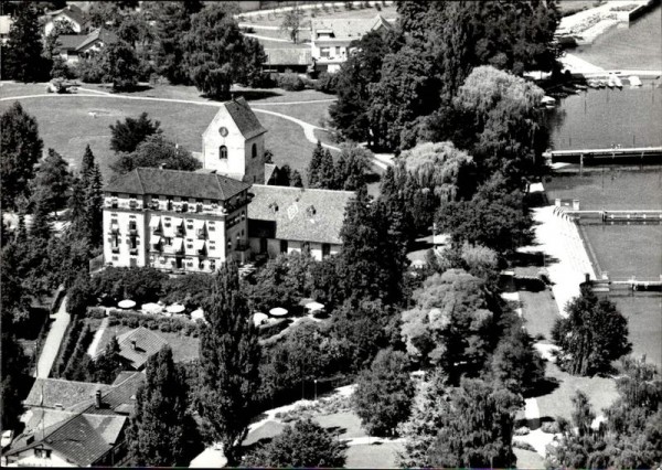 Romanshorn, Schloss, Flugaufnahme Vorderseite