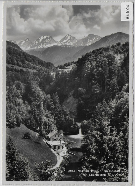 Nesslau - I. Giessenfall mit Churfirsten