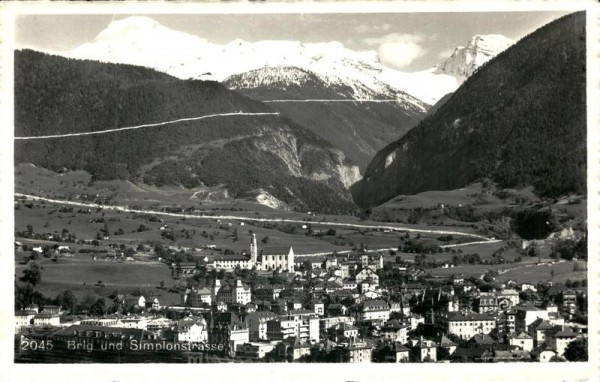 Brig und Simplonstrasse Vorderseite