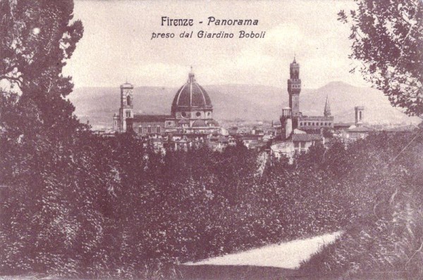 Firenze - Panorama preso dal Giardino Bobli