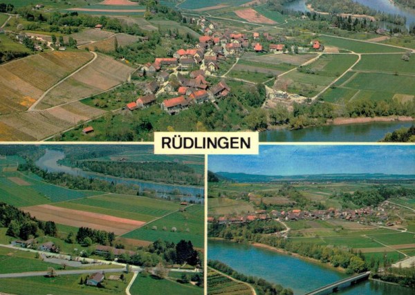 Rüdlingen, Flugaufnahme Vorderseite