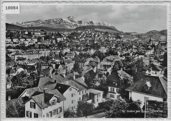 St. Gallen mit Säntis