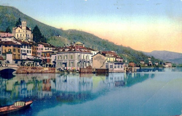 Ponte Tresa. Lago di Lugano. 1923 Vorderseite