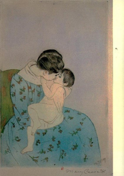 Cassatt Mary, Mother's kiss Vorderseite