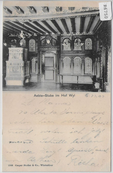 Wyl Wil SG - Aebte-Stube im Hof