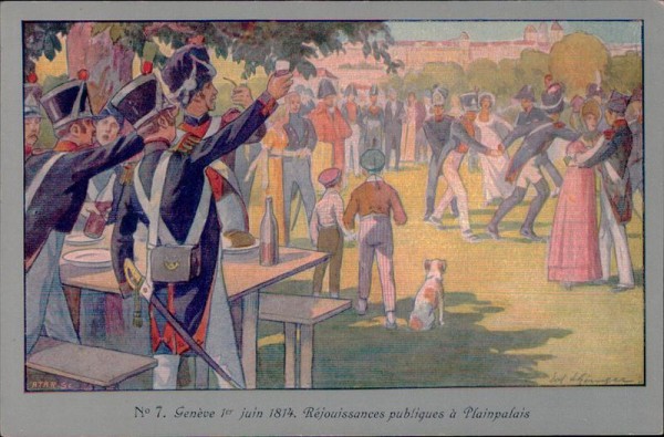 Genève, 1. juin 1814, Nr. 7 Vorderseite