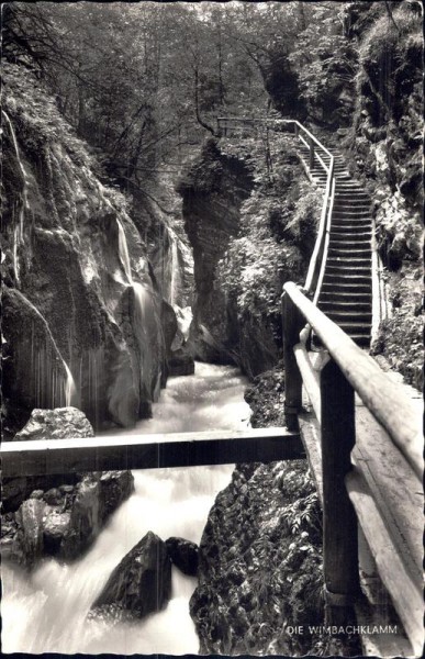 Die Wimbachklamm Vorderseite