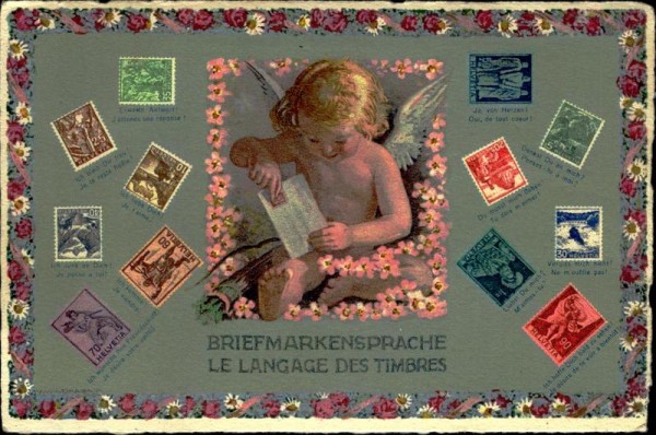 Briefmarkensprache Vorderseite