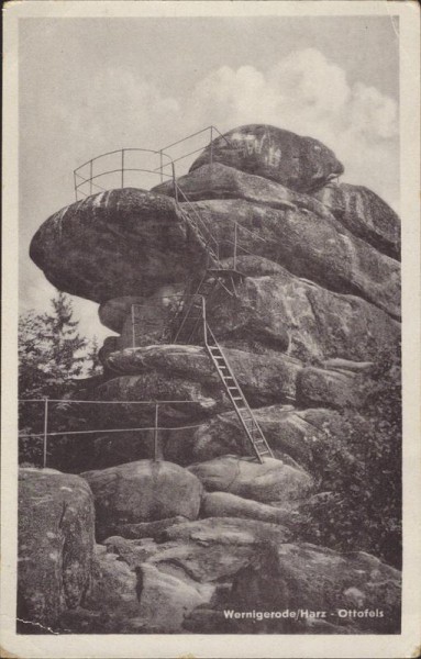Wernigerode/Harz - Ottofels Vorderseite