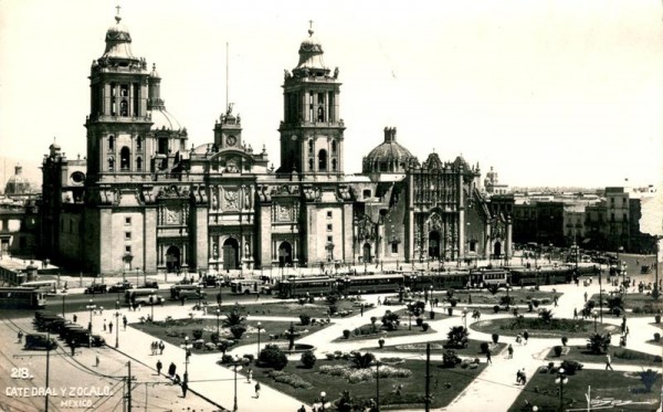 Kathedrale von Mexiko-Stadt Vorderseite