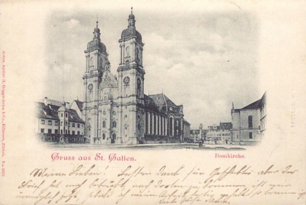 Gruss aus St.Gallen Domkirche