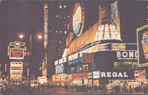 New York, Times Square Vorderseite