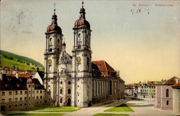 St. Gallen, Stiftskirche Vorderseite