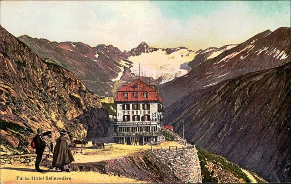 Furka Hotel Bellevedère Vorderseite