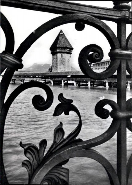 Luzern, Kapellbrücke Vorderseite