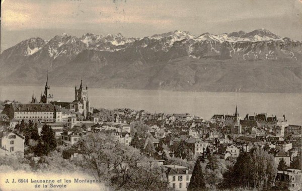 Lausanne et les Montagnes de la Savoie Vorderseite