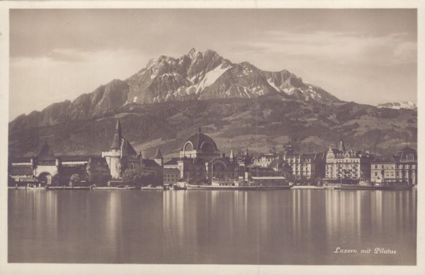 Luzern mit Pilatus