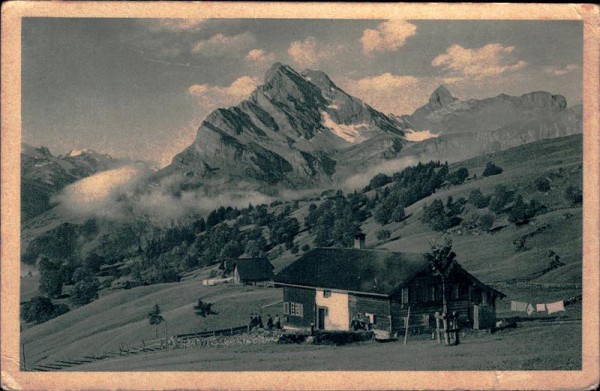 Braunwald, Gasthaus Rubschen Vorderseite