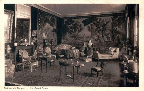 Château de Coppet, Le Grand Salon Vorderseite